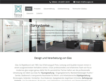 Tablet Screenshot of focusglas.de